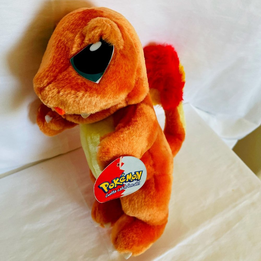 Vintage POKEMON Plush Charmander. NWT